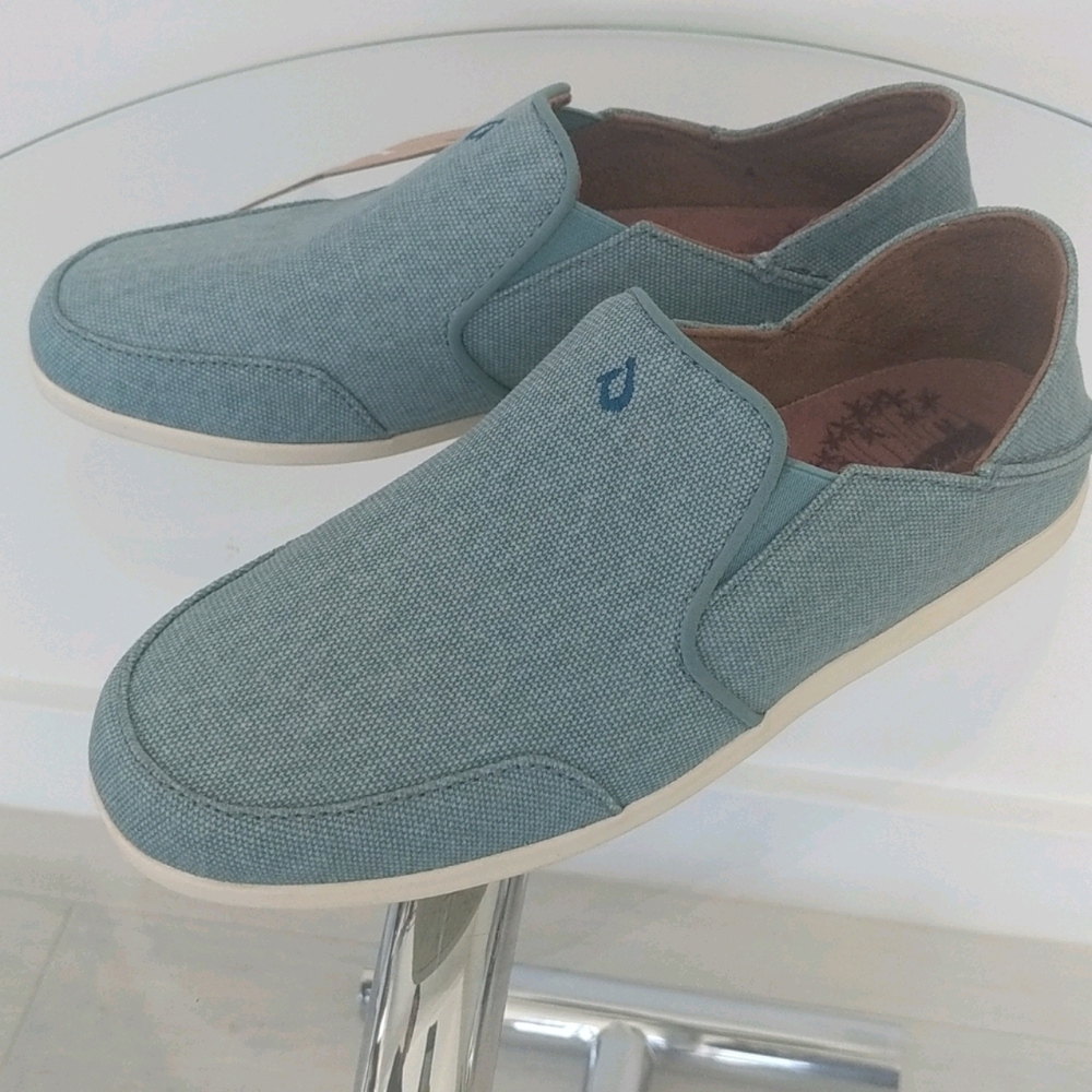 Mineral blue loafers